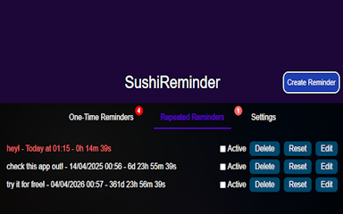 SushiReminder